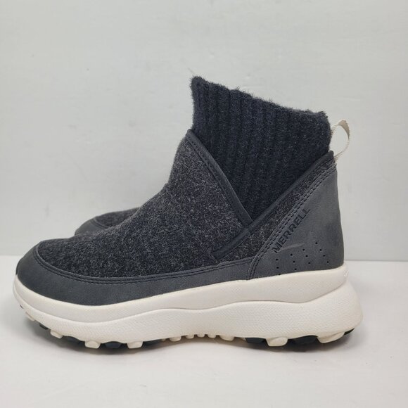 MERRELL Women's Black Cloud Renew Bluff Winter Boots US Size 5.5 - Picture 2 of 9